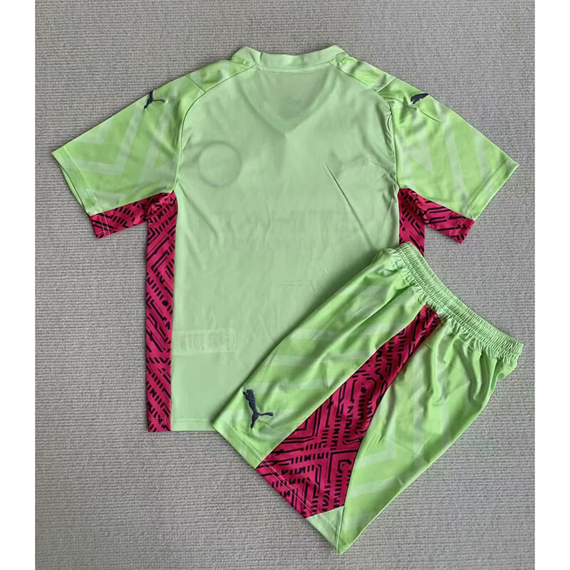 Camiseta de Portero Manchester City 2023/2024 Verde Niño Kit